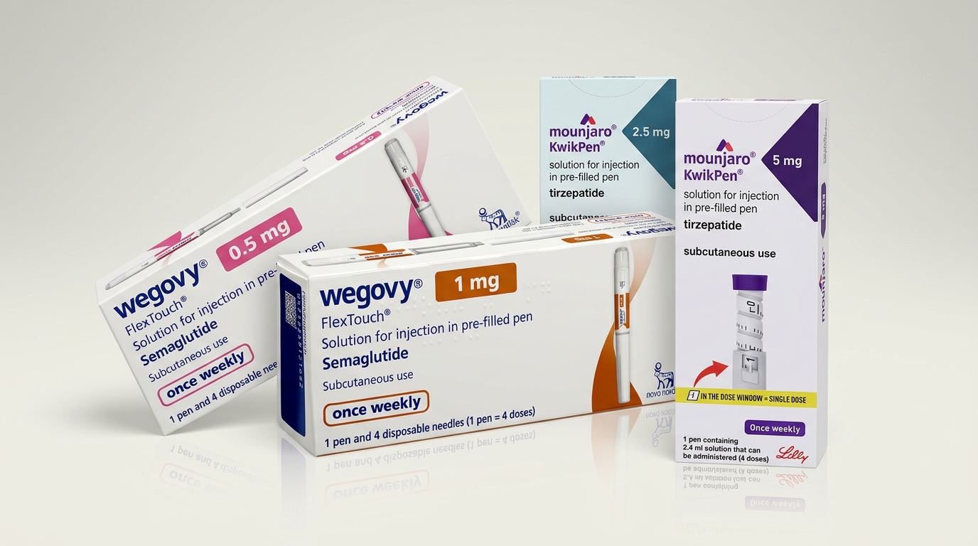 Explosion des analogues GLP-1 : pourquoi Mounjaro et Wegovy redessinent le marché de l'officine