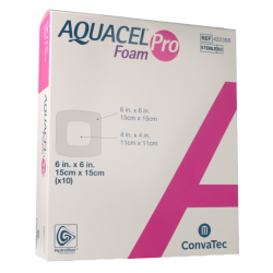 Aquacel Foam Pro 15x15cm (x10) - Pansement Hydrocellula
