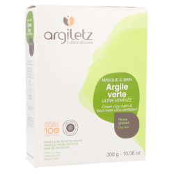 Argile verte Ultra ventilée Masque et bain Argiletz -&#