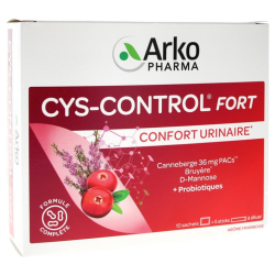 Cys Control Fort Confort Urinaire 10 Sachet  5 Sticks&#