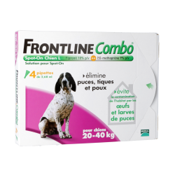 Frontline Combo Spot-on Pipettes pour chiens 20-40 kg - 