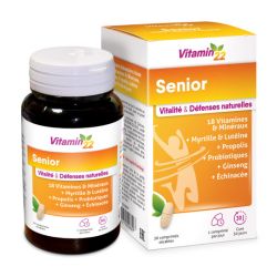 Vitamin 22 Senior Vitalité et Défenses Naturelles x30