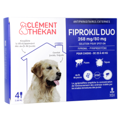 Fiprokil Duo Antiparasitaires externes pour chien de 20 