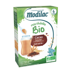 Modilac Céréales Bio Cacao 250G