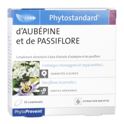 Phytostandard Aubépine et Passiflore Complément alimentaire 