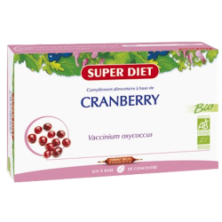 Cranberry Vaccinium Oxycoccus Bio Super Diet - 20 Ampoules&#