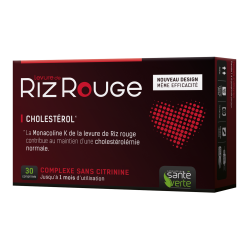 Levure de riz rouge Equilibre Cholestérol Santé Verte&#