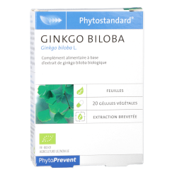 Phytostandard Ginkgo Biloba Complément alimentaire Phytoprevent P