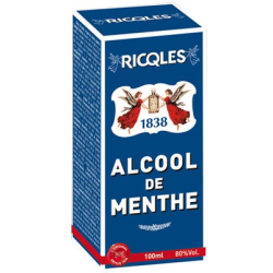 Alcool de Menthe Ricqles 80% Vol. Super Diet - 50&