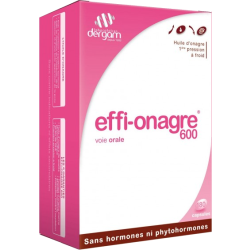 Effi-onagre voie orale peau et régulation hormonale Dergam&#