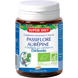 Passiflore aubépine détente bio Super Diet - 80 Co