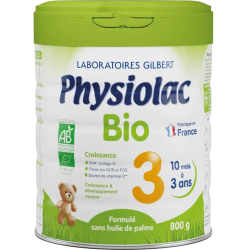 Physiolac Bio 3ème âge Croissance 800 g