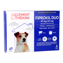 Fiprokil Duo Antiparasitaires externes pour chien de 2 à