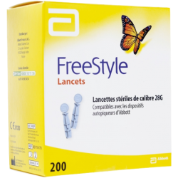 FreeStyle Lancets 28G LifeScan - 200 lancettes