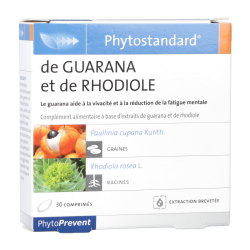 Phytostandard Guarana et Rhodiole Complément alimentaire Phytopre