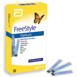 FreeStyle Optium LifeScan - 100 électrodes