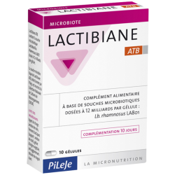 Complément Alimentaire Microbiote Lactibiane ATB Pileje - 10