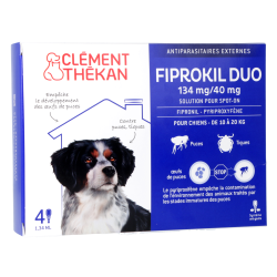 Fiprokil Duo Antiparasitaires externes pour chien de 10 