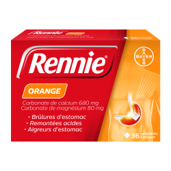 Rennie Anti brûlure d'estomac Orange