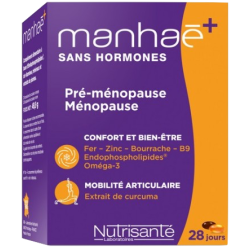 Manhaé+ Curcuma Sans Hormones Féminité Ménopause&#