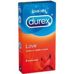 Love préservatifs facile à enfiler, fin et lubrifié