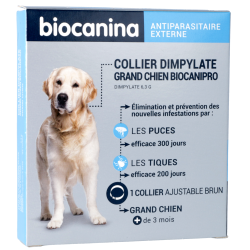 Biocanipro Collier antiparasitaire extrene pour Grand chien Bioca