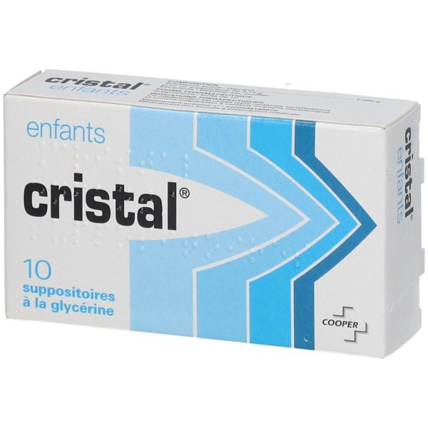 Cristal Nourrissons - 10 Suppositoires - Cooper - Constipation -  IllicoPharma