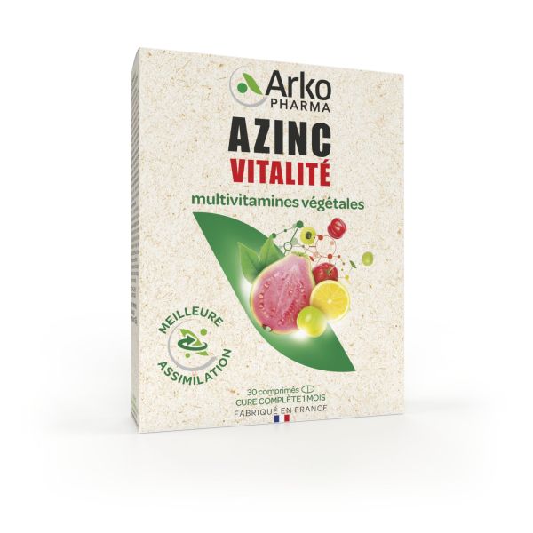 Azinc Naturel Vitalite multivitamine végétal dès 6 ans