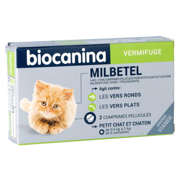 Vermifuge pour chat et chaton Vers O Net - 15 comprimés : Produits  antiparasitaires FRANCODEX animalerie - botanic®