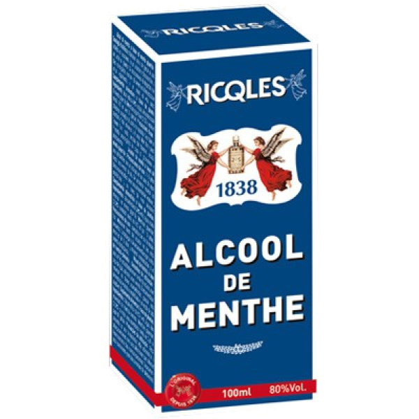 Alcool de Menthe Ricqles 80% Vol. Super Diet - 50 mL