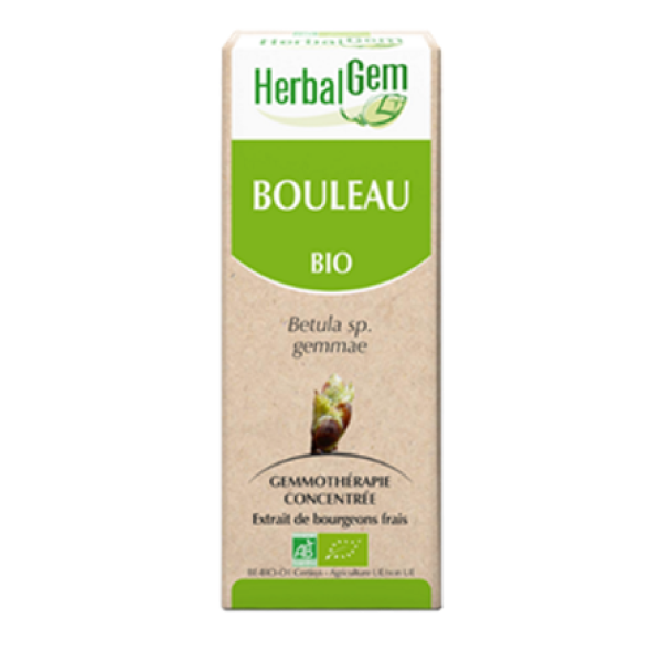 Bouleau Macérat Concentré de bourgeons Bio HerbaGem - 30 mL