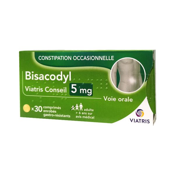 Bisacodyl voie orale constipation occasionnelle