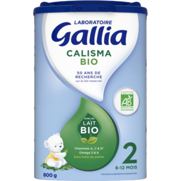 Gallia Calisma Bio 1er âge 800g pas cher