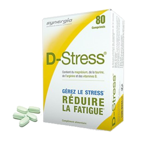 D-Stress magnésium stress et fatigue Synergia - 80 Comprimés