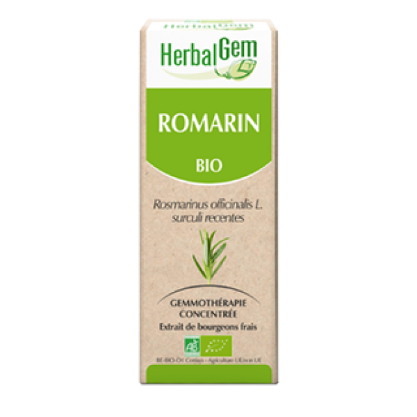 Romarin Macérat de bourgeons Bio HerbalGem - Flacon de 30 mL